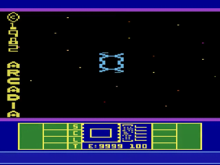 Phaser Patrol title screen for Atari 2600